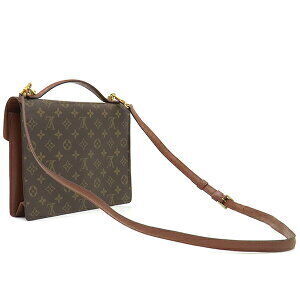 Louis Vuitton Shoulder Handbag Monogram Monceau Brown Bag